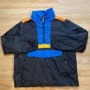 Mens Windbreaker Pullover American Stitch 1/4 Zip Rain Wind Sweatshirt Size S